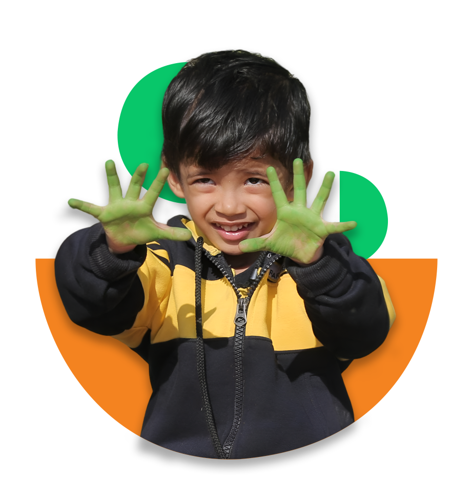 Children learning joyfully at Prarambha School